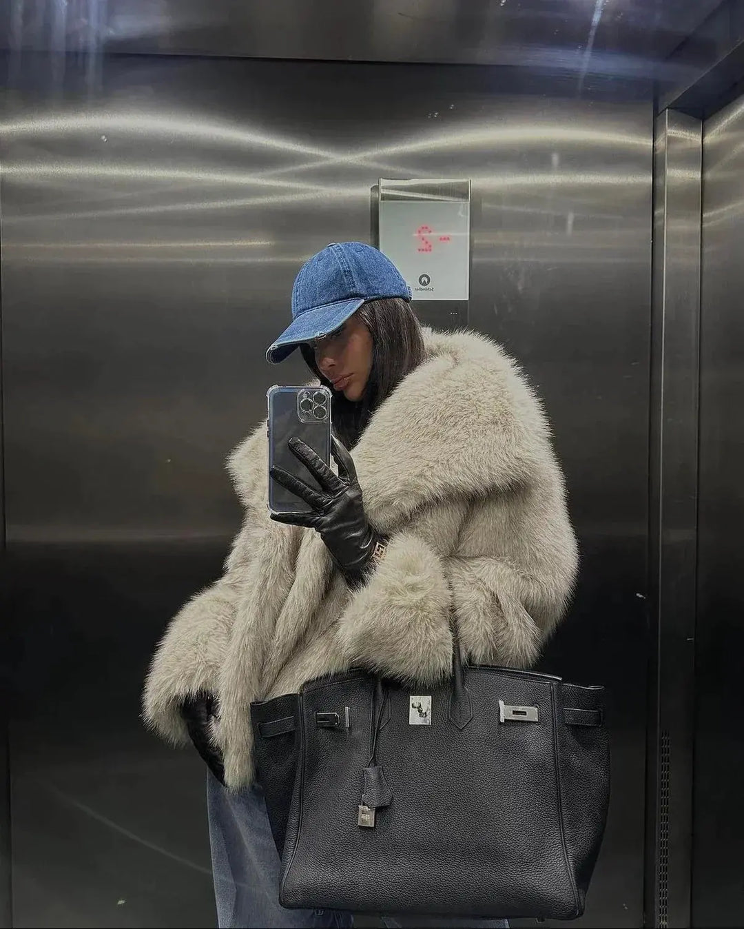 Mira - Faux Fur Coat