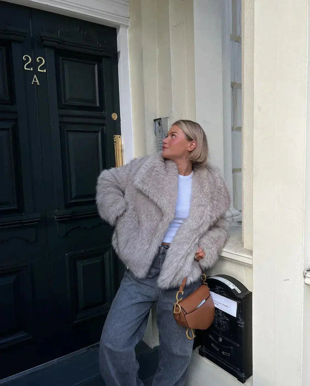 Mira - Faux Fur Coat